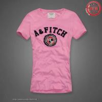 dames abercrombie fitch korte tees ny lichtrood Betaalbare 0py96135